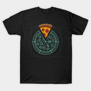 The Vitruvian pizza T-Shirt